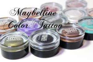 The Big Maybelline - Color Tattoo Cream Eyeshadow Swatch Post